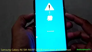 Samsung Galaxy A6 SM-A600F 2018 Hard reset and Soft reset