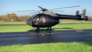 MD520 NOTAR Start up and Take Off.