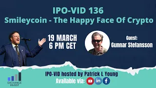 Smileycoin - The Happy Face Of #crypto - Gunnar Stefansson (IPO-VID 136 Highlights)