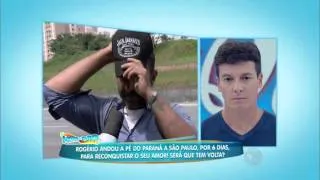 Homem anda 500km para ter seu amor de volta