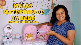 MONTEI AS MALAS MATERNIDADE DA BEBE | LEVANDO O ESSENCIAL #malamaternidade #gravidez