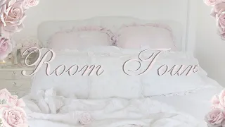 MY SHABBY CHIC VINTAGE PRINCESS INSPIRED BEDROOM TOUR..