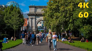 Most Beautiful Day of Summer Dublin Ireland 4K 60 FPS Walking Tour 2023