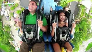 Six Flag's GOLIATH:  World's Tallest Inverted Boomerang Coaster