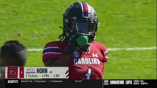Jaycee Horn vs Auburn (2020)