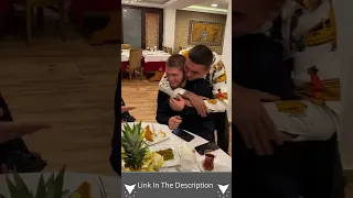 Khabib Nurmagomedov visited Turkish chief Burak Ozdemir's restaurant