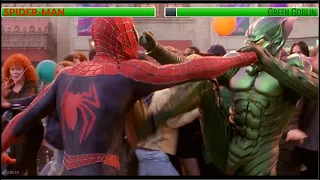 Spider-Man vs Green Goblin (First Fight) With Healthbars