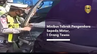 Minibus Tabrak 4 Pengendara Sepeda Motor, 1 Orang Tewas