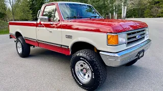 1989 Ford F-250 Custom 4x4 460 5-Speed Walk Around and Drive