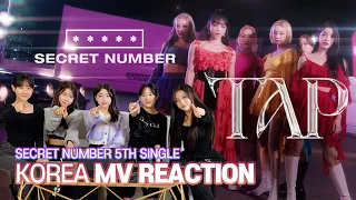 [ENG][REACTION] SECRET NUMBER - "TAP" M/V REACTION