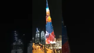 Dubai/Дубай.ОАЭ. Лазерное шоу 2020.Небоскреб  Бурдж Халифа !!!