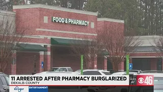 11 arrested in pharmacy burglary