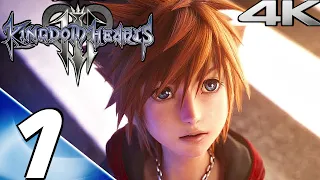 KINGDOM HEARTS 3 PC Gameplay Walkthrough Part 1 - Olympus (4K 60FPS MAX SETTINGS)