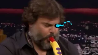 Jack Black Performs Megalovania on the Saxaboom