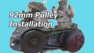92mm Overrange Pulley Installation/ 90cc Engine Refresh