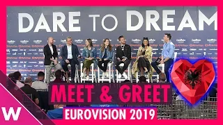 Albania Press Conference: Jonida Maliqi "Ktheju tokës" @ Eurovision 2019 | wiwibloggs