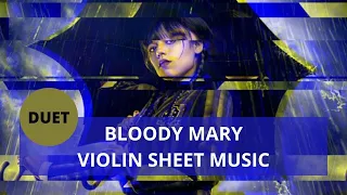 Lady Gaga - Bloody Mary Sheet Music for Violin