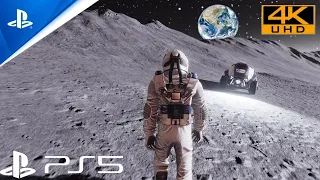 (PS5) DELIVER US THE MOON - Immersive Space Gameplay | Ultra Realistic Graphics [4K HDR 60FPS]