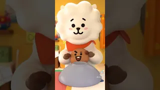 aww this is so cute 🥺💜 #shooky #rj #bts #bt21 #suga #jin 💜💜