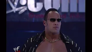 The Rock’s entrance one night after winning the WWF championship at King Of The Ring 2000