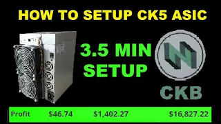 Goldshell CK5 ASIC Miner Setup under 4 Minutes ~ Add Pool & Hashing Home Crypto Mining Pools