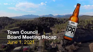 Town Council Board Meeting - June 1, 2021