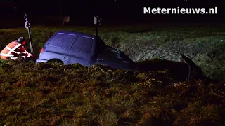 Auto de sloot in in Stadskanaal