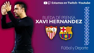 Rueda de prensa despedida de Xavi: Previa Sevilla vs FC.Barcelona