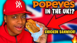 British Black Guy Tries POPEYES CHICKEN For The FIRST TIME!!😱