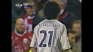 Ronaldinho vs Lille - Away - Ligue 1 - 2001/2002 - Matchday 34