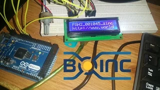 ArduBOINC running on an Arduino Mega ADK