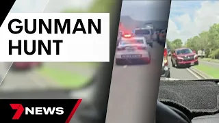 Armed gunman leads police on wild chase across Sunshine Coast | 7 News Australia