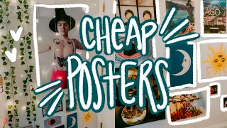 HOW I GOT 100+ POSTERS FOR MY ROOM FOR SUPER CHEAP | HOW TO USE FEDEX PRINTING FOR POSTERS