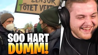 😂❌Auf der FALSCHEN DEMO! REAKTION auf Corona-Proteste in Hamburg | Trymacs Stream Highlights