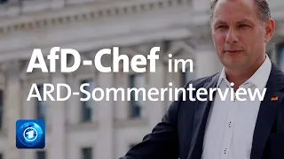 AfD-Chef Chrupalla im ARD-Sommerinterview: "Am Wahlabend wird abgerechnet" | 2021