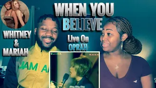 Whitney & Mariah- When You Believe| Live On Oprah (Our Reaction)