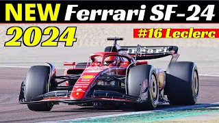 Charles Leclerc & NEW Ferrari SF-24 F1 - Shakedown/Filming Day at Fiorano - February 14th, 2024