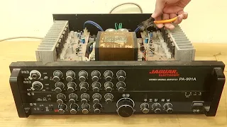 Restoration old stuff // rehabilitate stereo mixing amplifier