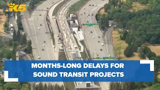 Sound Transit reveals months-long delays to light rail extension projects