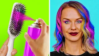 30 HAIR HACKS TO FEEL LIKE A QUEEN || Awesome hairstyles for everyday