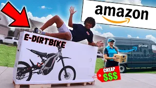 Buying Amazon's CHEAPEST Electric DIRTBIKE!! | Best-Quality