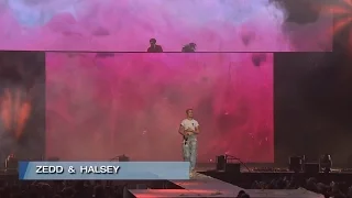 ZEDD & Halsey perfomance @ WELCOME! Fundraising concert for ACLU