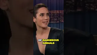 Jennifer Connelly's Close Encounter with Charging Elephant on Safari! | #shorts #viral