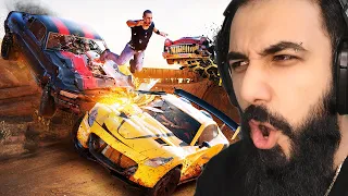 ÇARPIŞAN ARABALAR!! BU OYUN EKİBİ BİR BİRİNE DÜŞÜRDÜ!! FLATOUT (Bölüm:2) | Barış Can