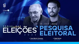 🔴 Genial nas Eleições! Análise da pesquisa eleitoral de 13/OUTUBRO