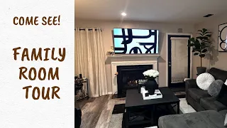 Family Room Tour!