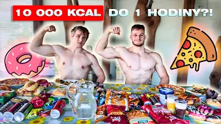 JE REÁLNÉ SNÍST 10 000 KCAL DO 1 HODINY?! [EXTRÉMNÍ CHALLENGE]