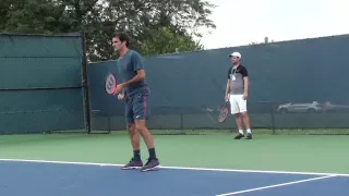 Roger Federer Practice at Cincinnati #3