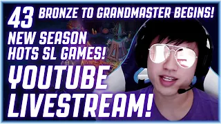 Bronze to Grandmaster Begins! New Season HOTS SL Games!