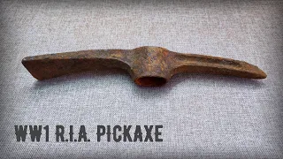 WW1 RIA PICKAXE Restoration /Old tool back to work!